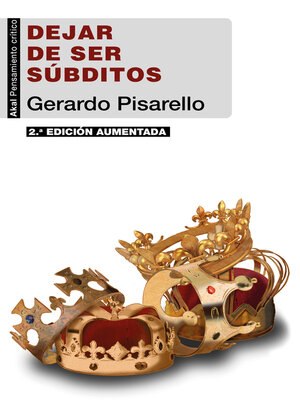 cover image of Dejar de ser súbditos